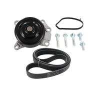 SKF Pompe à eau VKMC36812 + kit de courroie trapézoïdale à nervures