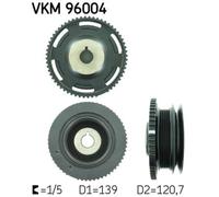 SKF Poulie De Vilebrequin Compatible Pour Daewoo Lanos KLAT 1.5 1.3