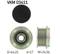 SKF VKM 03411 Poulie roue libre, alternateur pour FORD,VOLVO