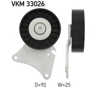 SKF VKM 33026 Poulie renvoi/transmission, courroie trapézoïdale à nervures pour