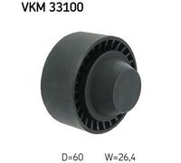 SKF VKM 33100 Poulie renvoi/transmission, courroie trapézoïdale à nervures pour