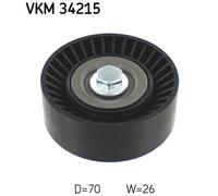 SKF VKM 34215 Poulie renvoi/transmission, courroie trapézoïdale à nervures pour