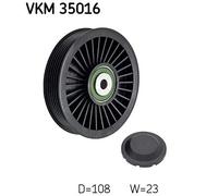 SKF VKM 35016 Poulie renvoi/transmission, courroie trapézoïdale à nervures pour