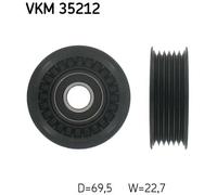 SKF VKM 35212 Poulie renvoi/transmission, courroie trapézoïdale à nervures pour