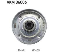 SKF VKM 36006 Poulie renvoi/transmission, courroie trapézoïdale à nervures pour
