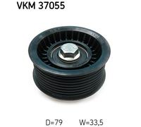 SKF VKM 37055 Galet enrouleur de courroie d'accessoire