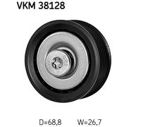 SKF VKM 38128 Poulie renvoi/transmission, courroie trapézoïdale à nervures pour