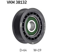 SKF VKM 38132 Poulie renvoi/transmission, courroie trapézoïdale à nervures pour
