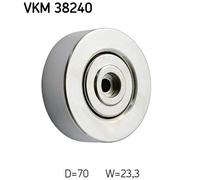SKF VKM 38240 Poulie renvoi/transmission, courroie trapézoïdale à nervures pour