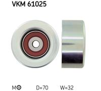 SKF VKM 61025 Poulie renvoi/transmission, courroie trapézoïdale à nervures pour