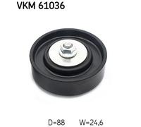 SKF VKM 61036 Poulie renvoi/transmission, courroie trapézoïdale à nervures pour