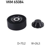 SKF VKM 65084 Poulie renvoi/transmission, courroie trapézoïdale à nervures pour