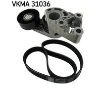 SKF VKMA 31036 Jeu de courroies trapézoïdales à nervures pour AUDI,SEAT,SKODA,VW