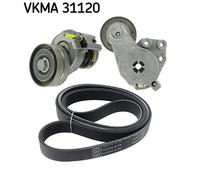 SKF VKMA 31120 Jeu de courroies trapézoïdales à nervures pour AUDI,SEAT,SKODA,VW