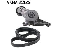 SKF VKMA 31126 Jeu de courroies trapézoïdales à nervures pour VW