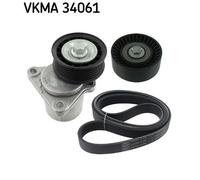 SKF Jeu de courroies VKMA 34061 – trapézoïdales à nervures (Multi-V)