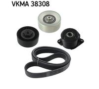 SKF Jeu de courroies trapézoïdales à nervures VKMA 38308