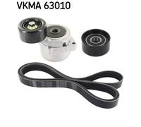 SKF Jeu de courroies trapézoïdales à nervures VKMA 63010 – Kit Multi‑V