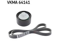SKF VKMA 64141 Jeu de courroies trapézoïdales à nervures pour KIA