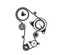 SKF Kit de distribution et pompe à eau VKMC 01148-2 matière plastique pour SKODA