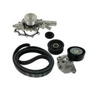 Pompe à eau + kit de courroie trapézoïdale VKMC 38021 SKF pour MERCEDES-BENZ CLK