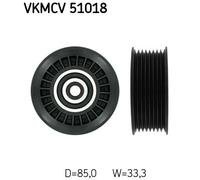 SKF VKMCV 51018 Galet enrouleur de courroie d'accessoire