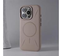 SKFGNX Coque de téléphone à Chargement magnétique sans Fil pour iPhone 16, 16 Pro Max, 15, 14 Pro, 13, 12, Finition Mate Hybride, Antichoc, Couleur Or désert, Compatible avec iPhone 14 Plus