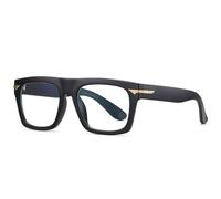 SKFGNX Lunettes rétro carrées transparentes pour femmes et hommes, monture de lunettes tendance pour ordinateur, noir mat