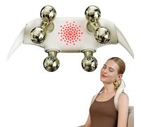 SKG Appareil de massage Shiatsu avec chaleur, tête de massage Shiatsu 6D or, cadeau pour homme et femme, H7 Ultra E
