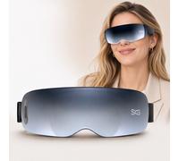 SKG E7-EN Masseur oculaire chauffant vibrant 2 en 1 avec mode musique Bluetooth et compresse chaude, Cadeau pour amoureux