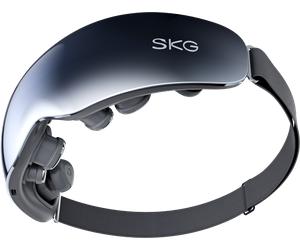 SKG E7-EN Masseur oculaire chauffant vibrant 2 en 1 avec modèle musical Bluetooth et compresse chaude