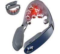 SKG G7PRO-FOLD Appareil de massage de la nuque pliable avec chaleur, sans fil, masseur vibrant pour tissus profonds, soulagement de la douleur, appareil électrique portab