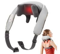 SKG Masseur de cou pour soulager la douleur, pétrissage des tissus profonds 6D avec chaleur, massage sans fil du cou et des épaules, cadeau de Saint-Valentin pour homme et femme, H5 Mini