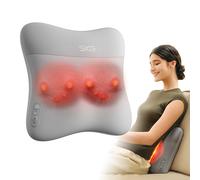 SKG VS500 Coussin de massage 20 nœuds rotatifs, double chauffage rapide À utiliser au bureau et à la maison Cadeau pour l'être aimé