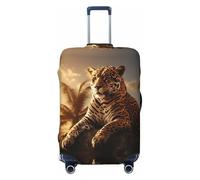 SKGOHLH The Leopard Lost Housse de bagage lavable - Housse de protection tendance pour bagages de 45,7 à 81,3 cm, Noir , M