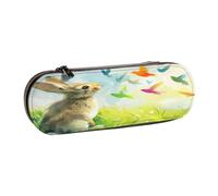 SKGOHLH The Rabbit Yearning Étui de rangement en cuir avec compartiments multiples