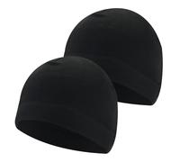 SKHAOVS 2 Pcs Bonnet Chapeau, Bonnet Course Running Cyclisme Homme Femme, Bonnet Course Hiver, Running Bonnet de Cyclisme en Polaire, Bonnets Légers Chapeaux Running Casque Cyclisme