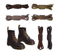 SKHAOVS 6 Paires Lacets Ronds pour Bottes, Bottines, Chaussures de Sécurité ou de Travail, Chaussures de Marche, Baskets (100cm)