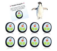 SKHAOVS 8 Pièces A Little Pocket Penguin Hug, Cadeau d'Encouragement, Mini Pingouin de Poche, Décoration Mignonne de Câlin de Pingouin de Poche, pour Famille et Amis