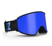 Ski 2en1 Avec Lentille Magnétique Nuit Anti-Buée Uv400 Snowboard Homme Femme Lunettes, Rouge Lens