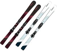 Ski alpin femme ski carving ski de piste parabolic rocker - Elan Snow Black ou White - incl. fixation EL9.0 Grip Walk Z2,5-9 - ski sur piste pour femme - pour débutantes, couleur:noir, longueur:140cm