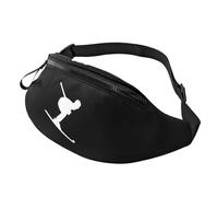 Ski Alpin Sacs Banane Unisexe Sac À Bandoulière Réglable Fanny Pack Pour Extérieur Homme Femme 14X35Cm