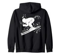 Ski Alpin Sports d'hiver Ski Nordique Sweat à Capuche