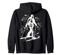 Ski Alpin Sports d'hiver Ski Randonnée Sweat à Capuche