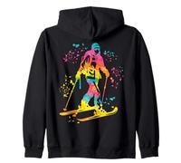 Ski Alpin Sports d'hiver Ski Randonnée Sweat à Capuche