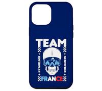 Ski Alpin Team France Crâne Slalome Descente Freestyle Coque pour iPhone 12 Pro Max