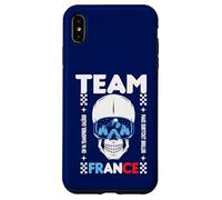 Ski Alpin Team France Crâne Slalome Descente Freestyle Coque pour iPhone XS Max