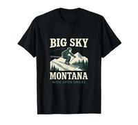 Ski Big Sky Montana Wide Open Smiles T-Shirt