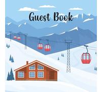 Ski Cabin Guest Book | Winter-Themed Guest Sign in Book for Ski Cabins, Ski Resorts, Chalets & Mountain Vacation Rentals | Mountain Lodge Guest Book