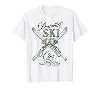 Ski Club de Ski Alpin rétro Montagne T-Shirt